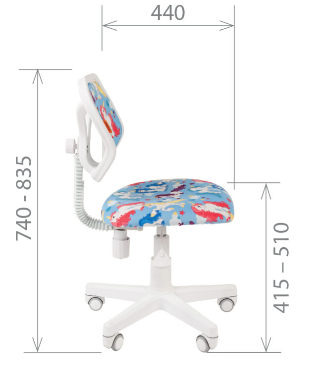 Кресло CHAIRMAN KIDS 106 white — изображение 5