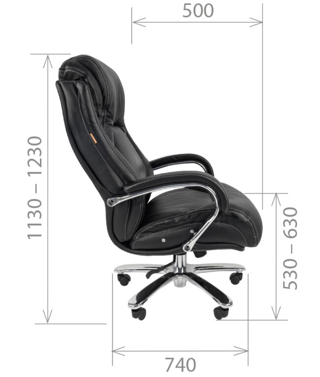 Кресло CHAIRMAN 402 кожа — изображение 4