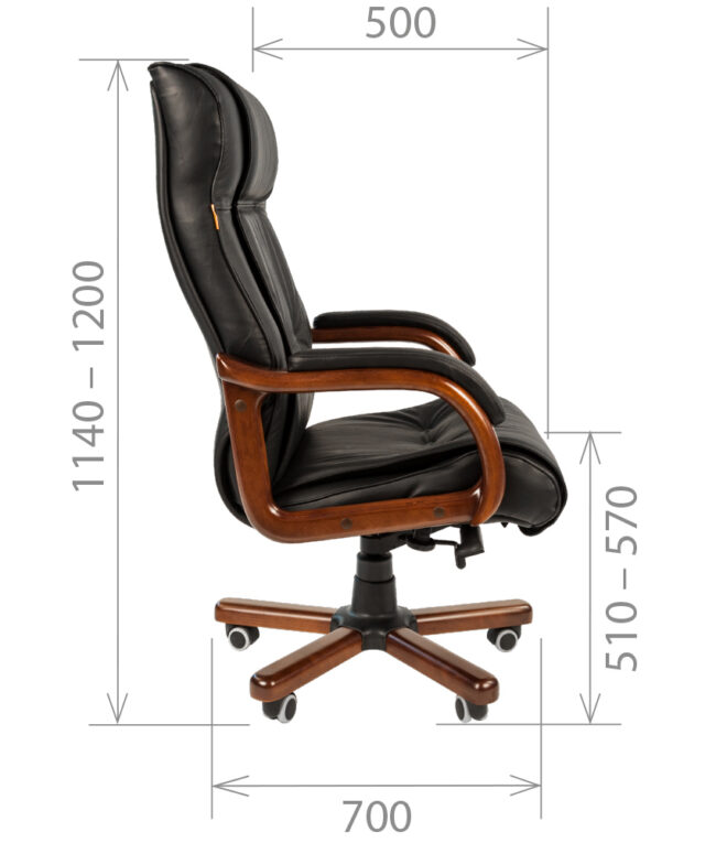 Кресло CHAIRMAN 653 кожа — изображение 2