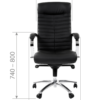 Кресло CHAIRMAN 480 кожа — изображение 3