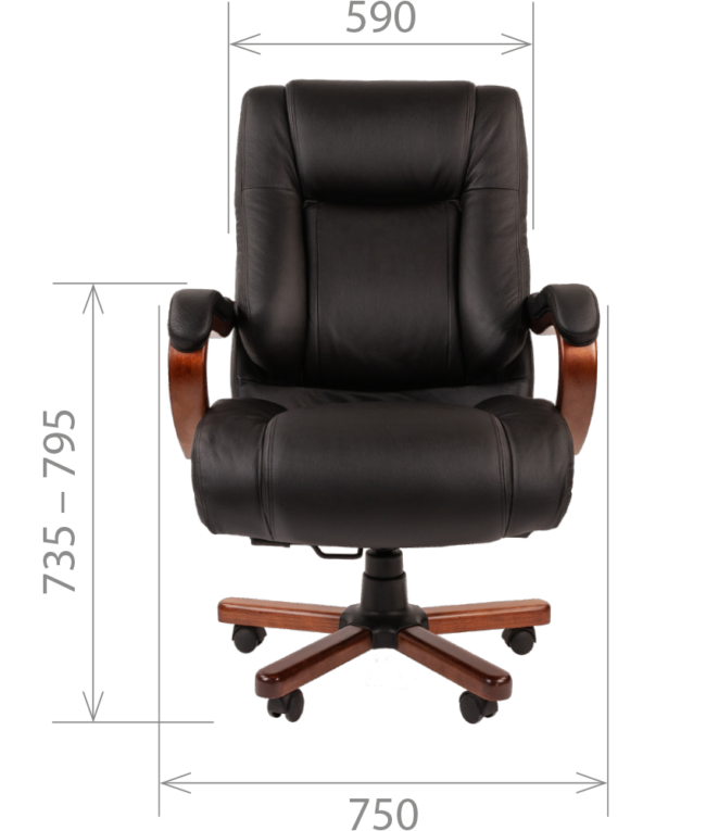 Кресло CHAIRMAN 503 кожа — изображение 3