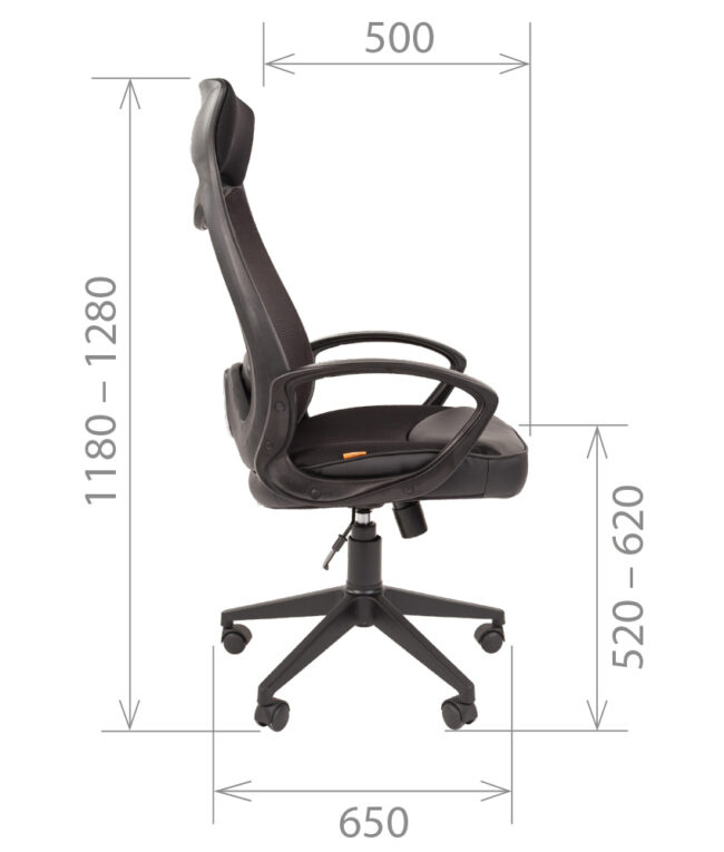 Кресло CHAIRMAN 840 BLACK — изображение 3
