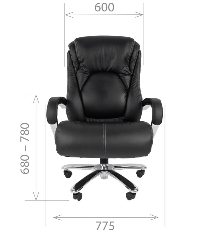 Кресло CHAIRMAN 402 кожа — изображение 3